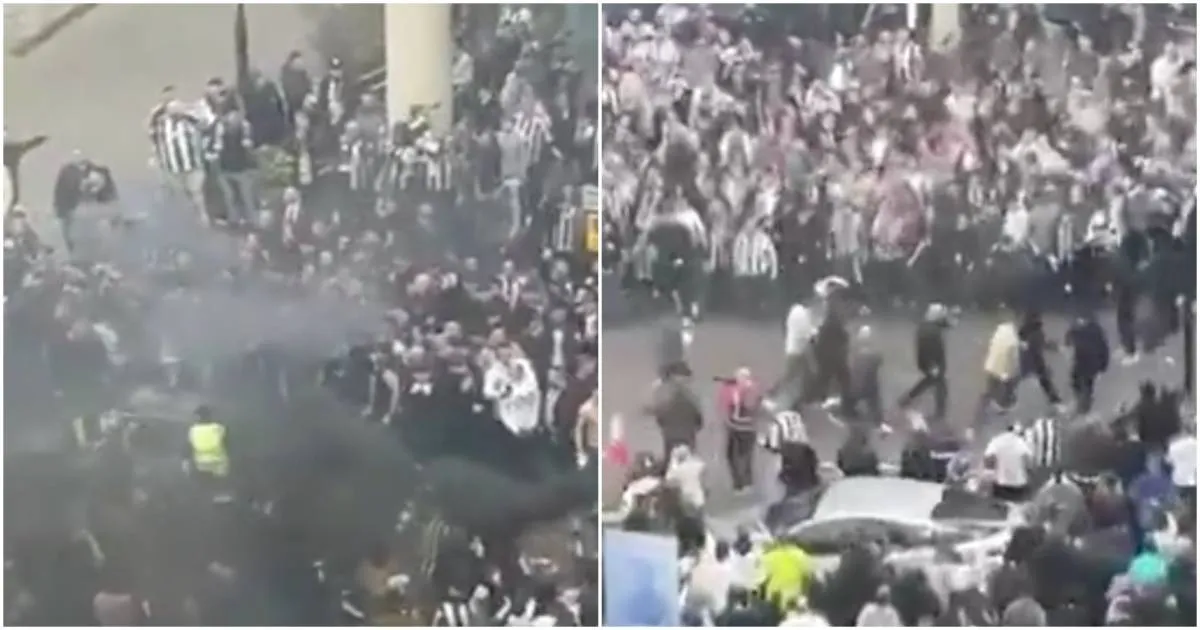 Insiden Kekerasan Warnai Laga Newcastle vs Sunderland, Suporter Butuh CPR - sumber: (givemesport)