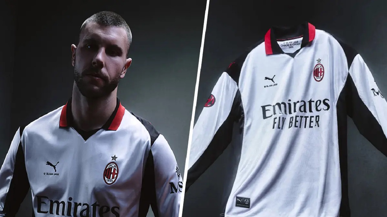 Usung Konsep Modern, AC Milan Resmi Perkenalkan Jersey Keempat