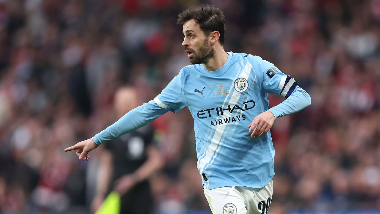 Bernardo Silva Puji Performa Man City Usai Raih Trofi Carabao Cup