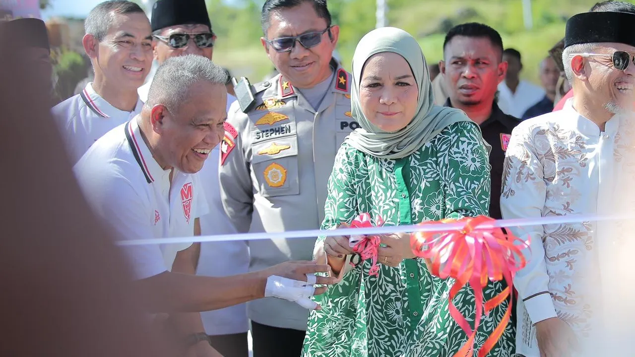 Peresmian fasilitas training camp Malut United FC