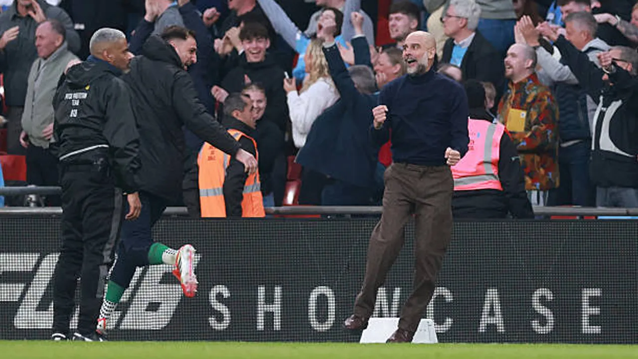 Manchester City Sabet Gelar Piala Carabao, Pep Guardiola Akui Emosinya Meledak