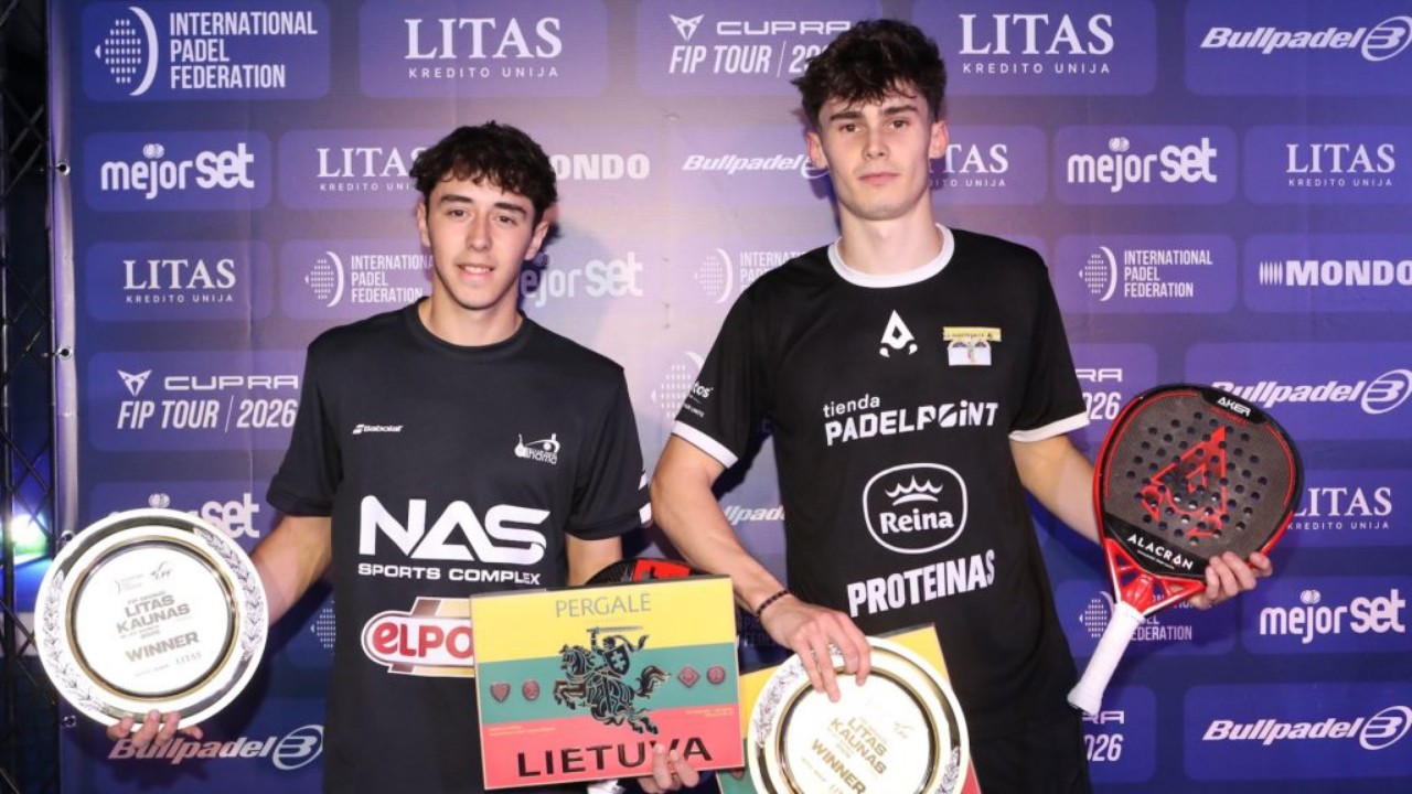 Kejutan Sergio dan Aaron Menangi FIP Padel Bronze Lithuania 2026