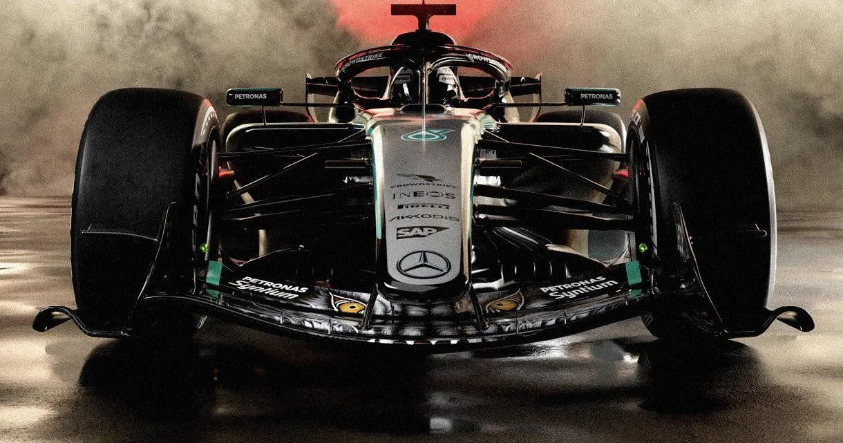 Mercedes Ungkap Desain Sayap Depan Terinspirasi Serigala - sumber: (racingnews365)