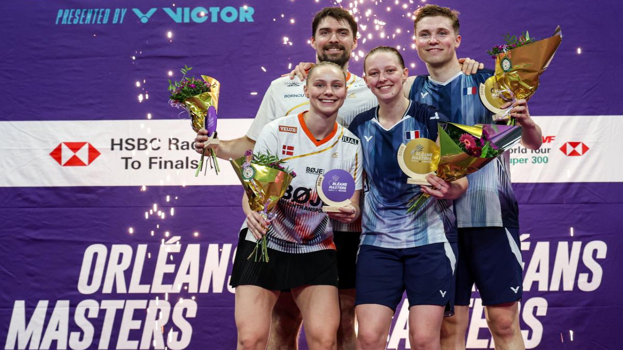 Thom Gicquel/Delphine Delrue Puas Menangi Orleans Masters di Kandang Sendiri