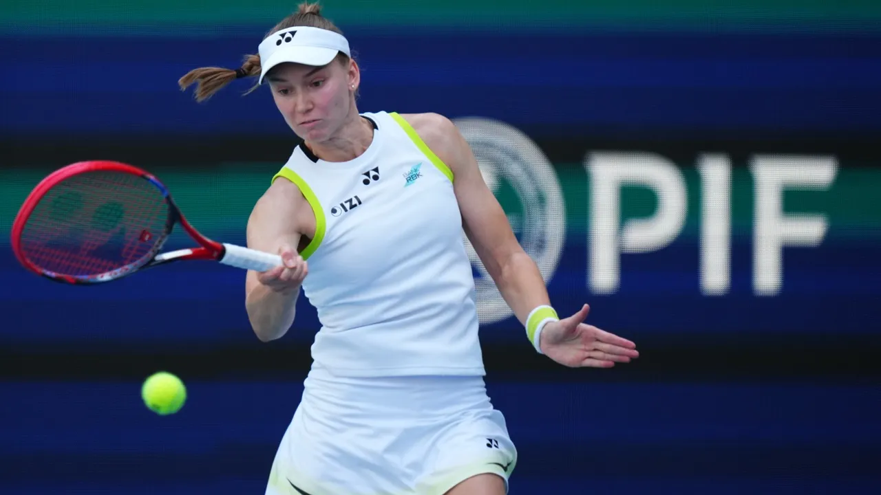 Pertahankan Dominasi Atas Jessica Pegula, Elena Rybakina Jadi Semifinalis Di Miami