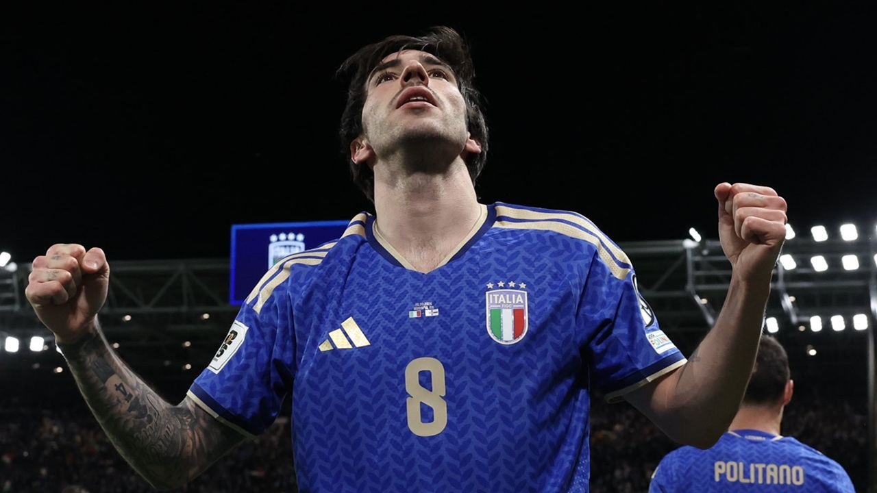 Bobol Gawang Irlandia Utara, Sandro Tonali: Gol Terpenting Bagi Saya