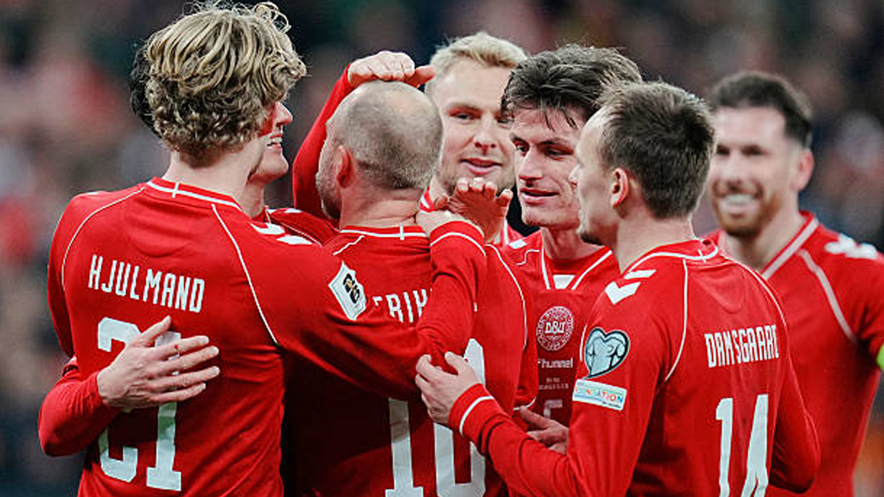 Hasil Pertandingan Play-off Piala Dunia 2026: Denmark 4-0 Makedonia Utara