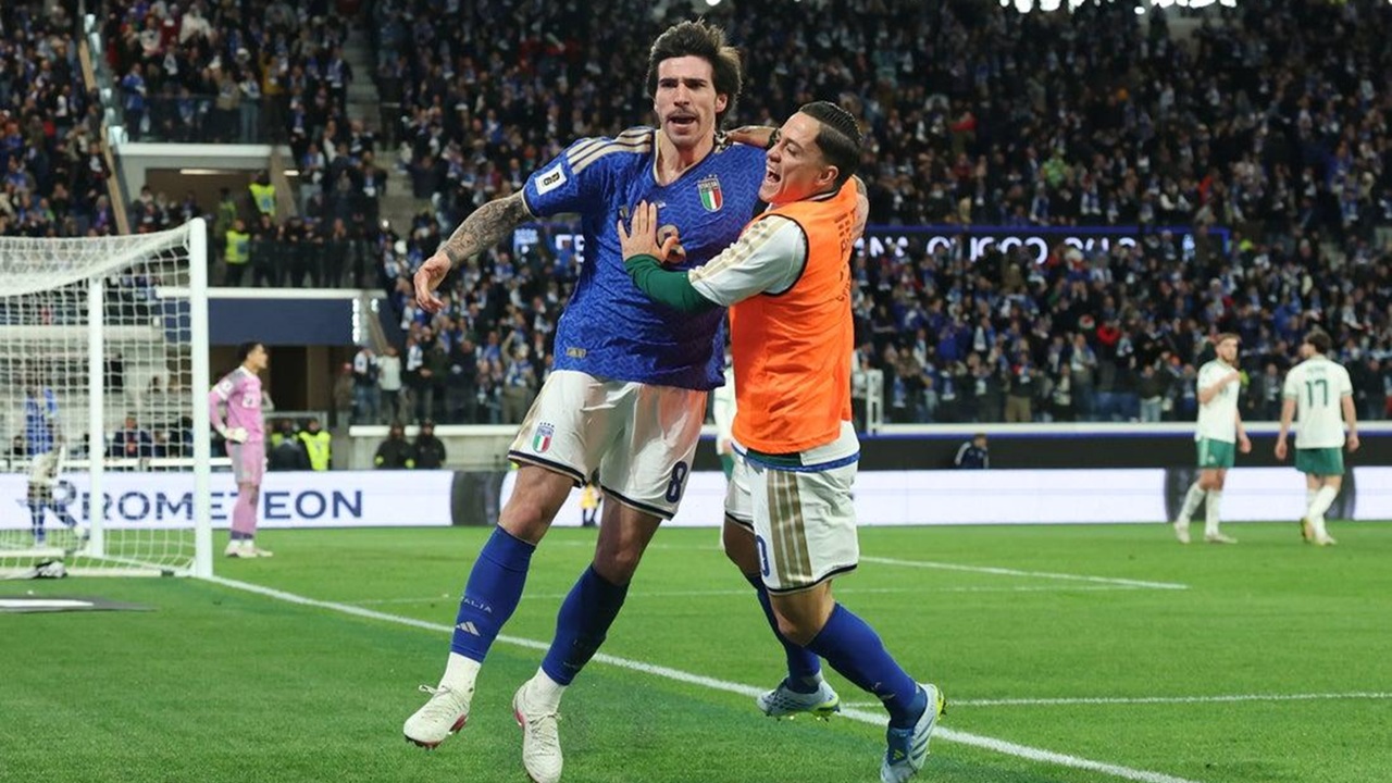 Timnas Italia Menang Susah Payah, Sandro Tonali: Kami Sedikit Gugup di Awal