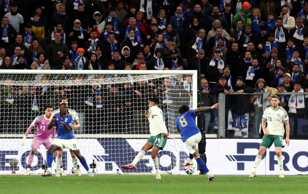 Tonali Gemilang, Italia Kunci Kemenangan 2-0 atas Irlandia Utara - sumber: (footballitalia)