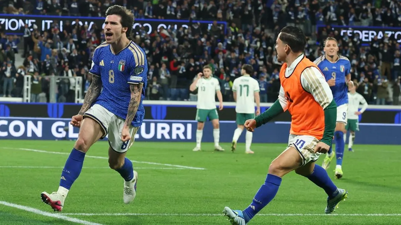 Wejangan Sandro Tonali usai Tentukan Kemenangan Italia atas Irlandia Utara