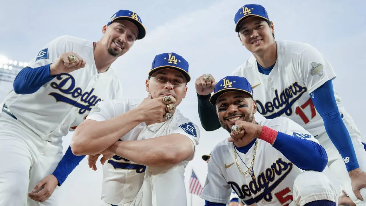 Los Angeles Dodgers Gelar Seremoni Cincin Juara Sebelum Bekuk D-backs