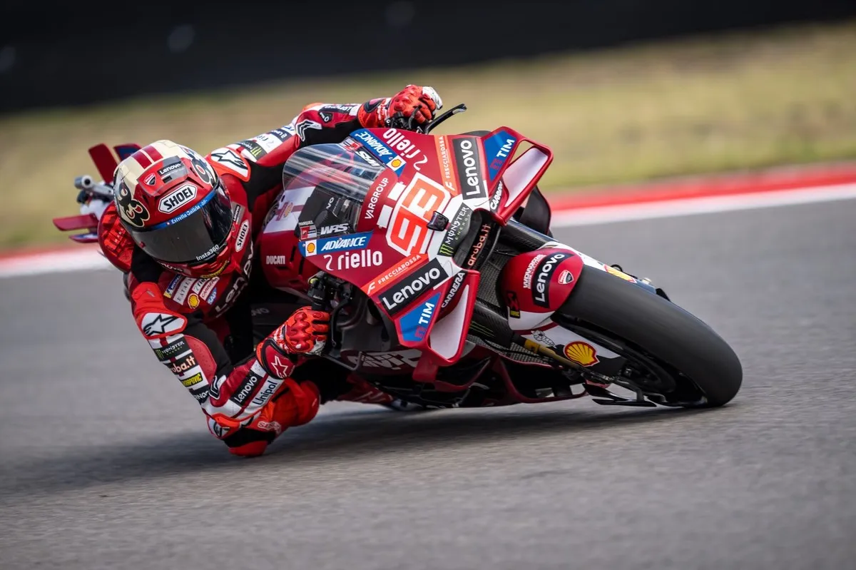Marc Marquez Dominasi Latihan MotoGP Amerika Serikat - sumber: (motorsport)