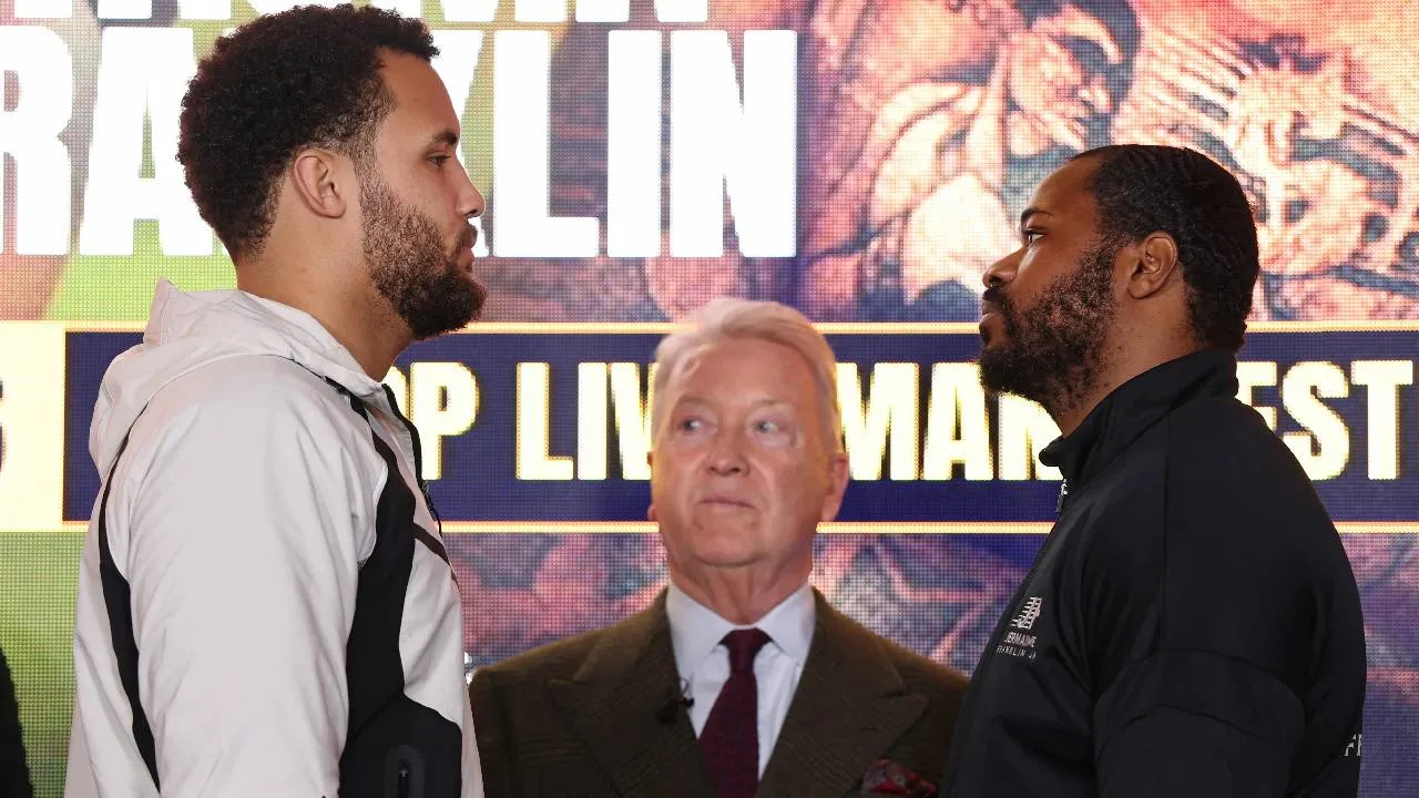 Moses Itauma (kiri) dan Jermaine Franklin Jr. (Foto: Fight TV)
