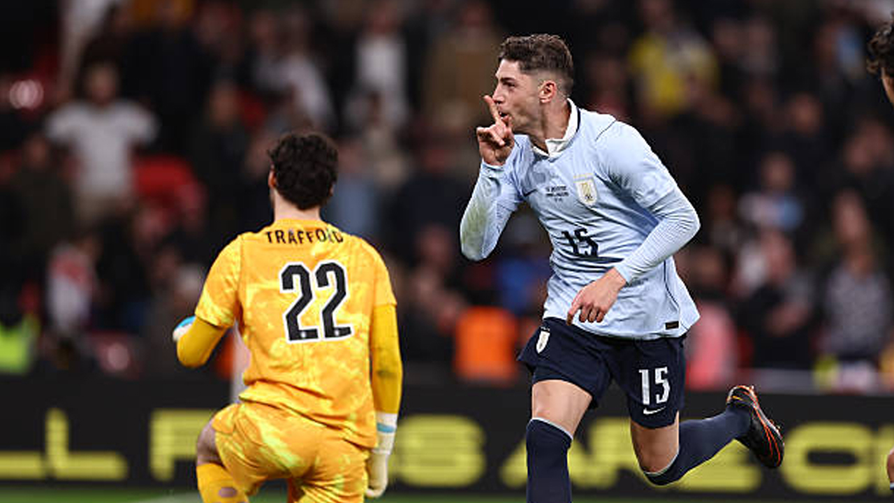 Penalti Federico Valverde Buyarkan Kemenangan Inggris Atas Uruguay