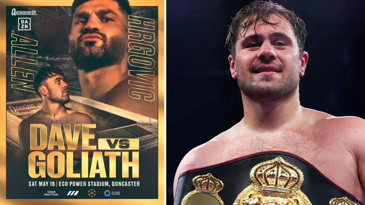 Dave Allen Akan Hadapi Filip Hrgovic dalam Duel Kelas Berat Pada 16 Mei
