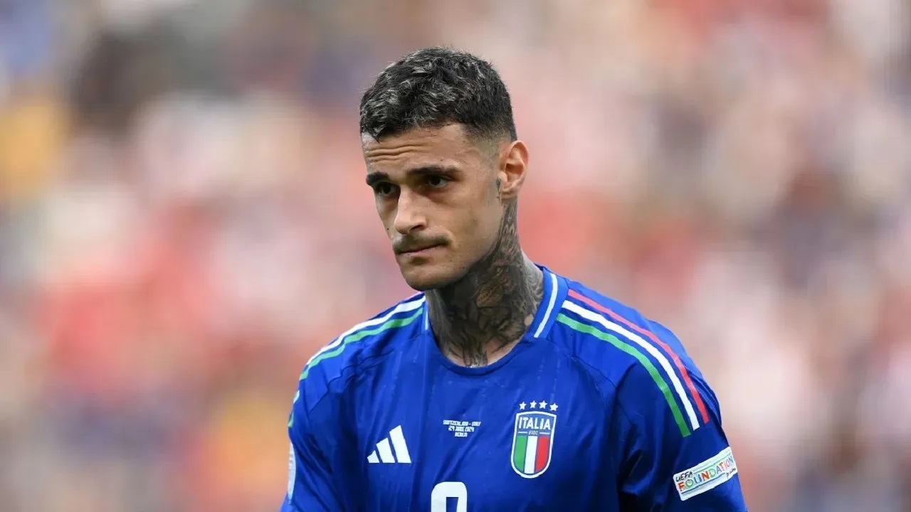 Gattuso Berencana Pasang Gianluca Scamacca Sebagai Starter Lawan Serbia