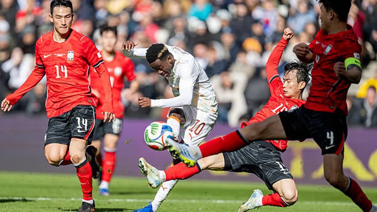 Hasil Pertandingan Persahabatan: Korea Selatan 0-4 Pantai Gading