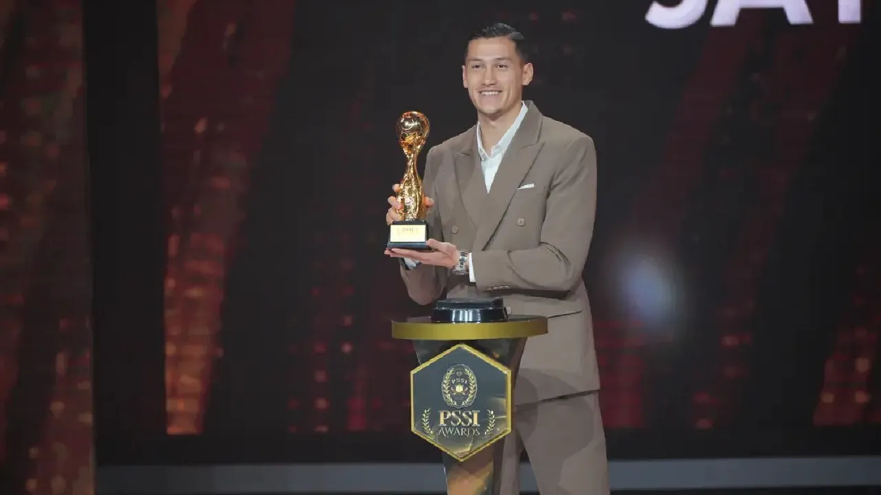 Kapten timnas Indonesia, Jay Idzes jadi pemain terbaik Indonesia