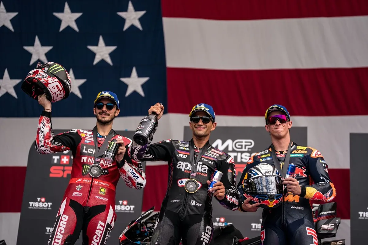 Kemenangan Comeback Jorge Martin Dapat Pujian Juara Dunia - sumber: (motorsport)