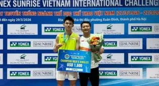 Richie Duta Richardo Kampiun Vietnam International Challenge 2026