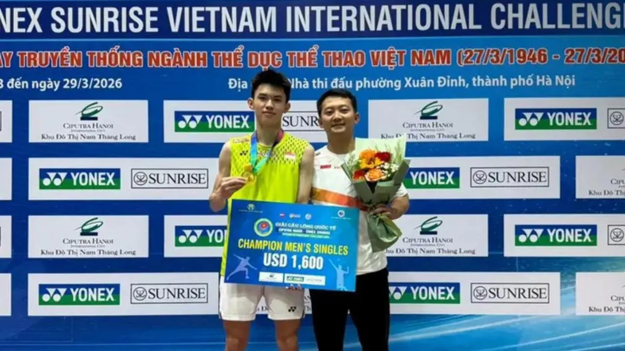 Richie Duta Richardo Kampiun Vietnam International Challenge 2026
