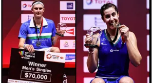Tak Ada Viktor Axelsen & Carolina Marin di Kejuaraan Bulu Tangkis Eropa