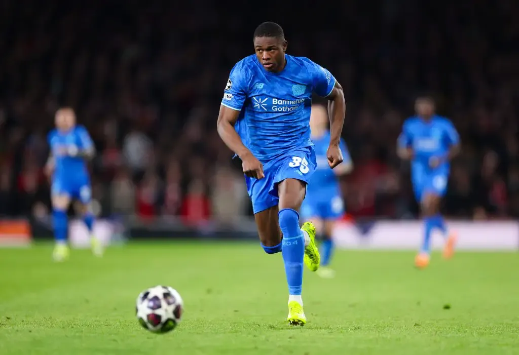 Arsenal Incar Striker Muda Bayer Leverkusen Christian Kofane - sumber: (getfootballnewsgermany)