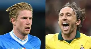 Luka Modric dan Kevin De Bruyne Jadi Sorotan di Laga Milan vs Napoli