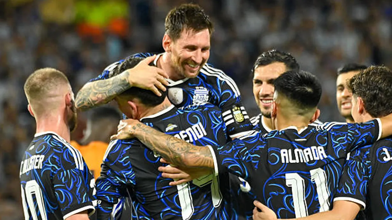 Gol Lionel Messi Warnai Kemenangan 5-0 Argentina Atas Zambia