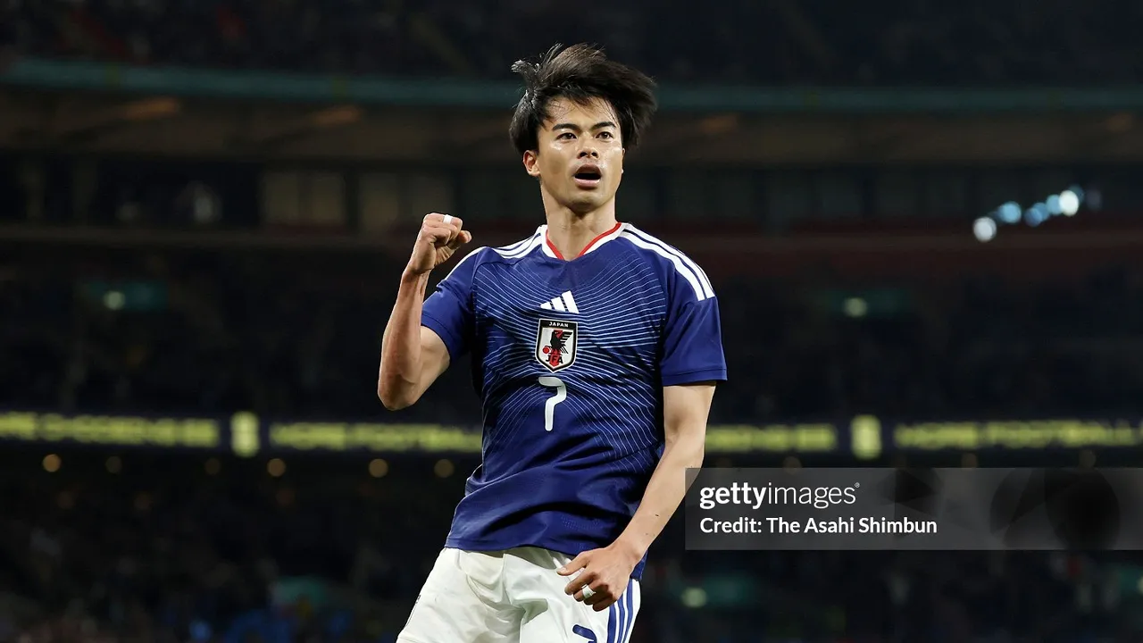 Kaoru Mitoma Bawa Jepang Ukir Sejarah Kalahkan Inggris