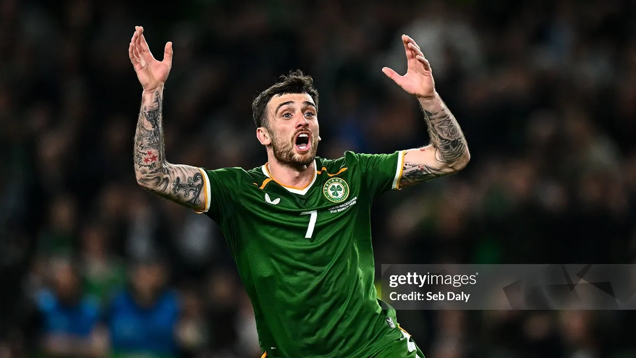 Troy Parrott kecewa gagal manfaatkan peluang Irlandia
