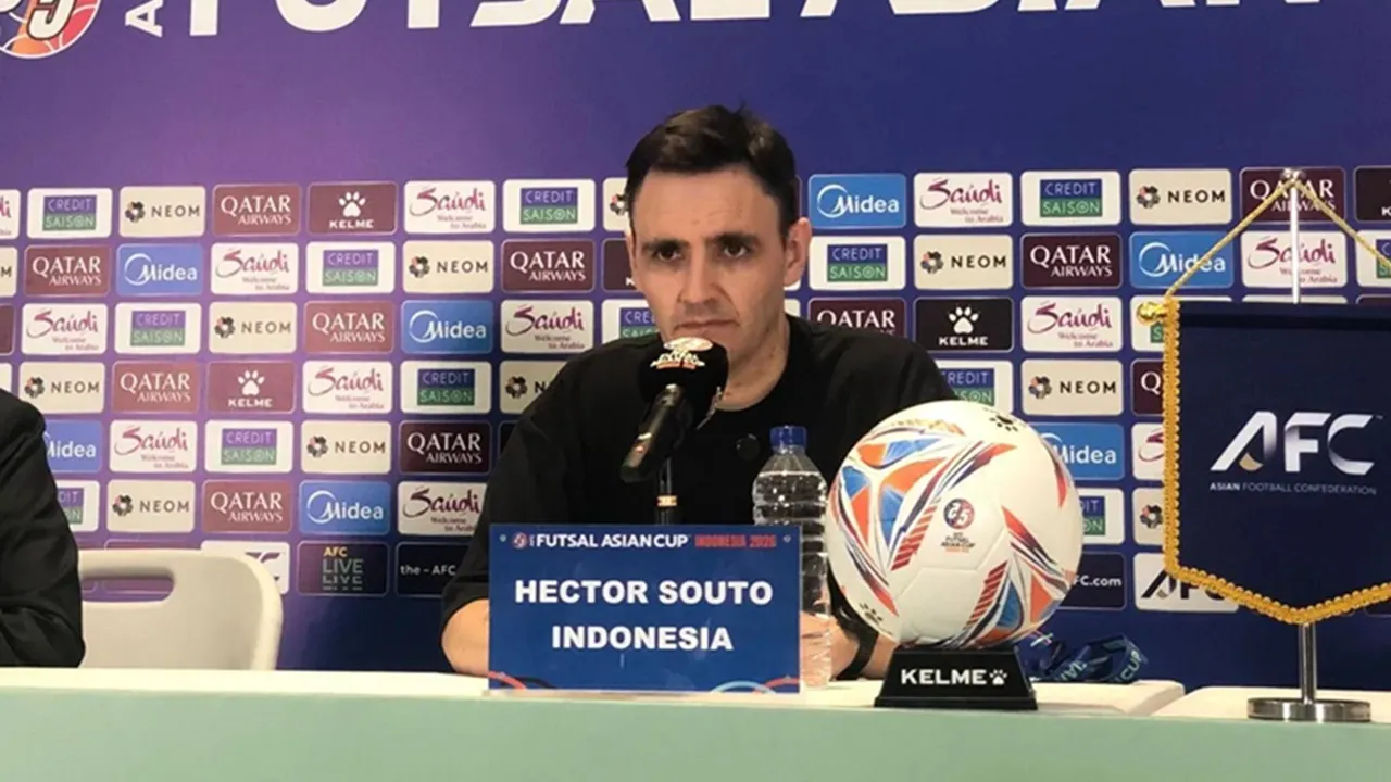 Hector Souto Tegaskan Timnas Futsal Tak Harus Juara ASEAN 2026