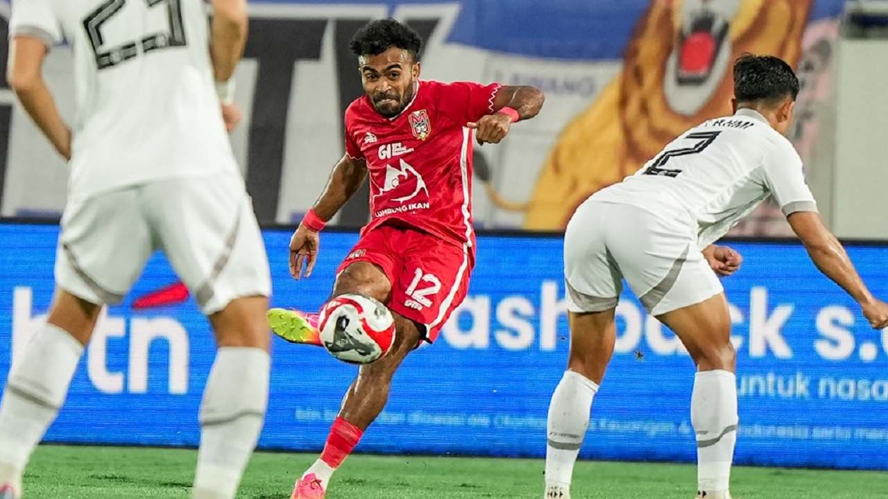 Arema FC Vs Malut United FC, Laga Penuh Drama Berakhir Sama Kuat