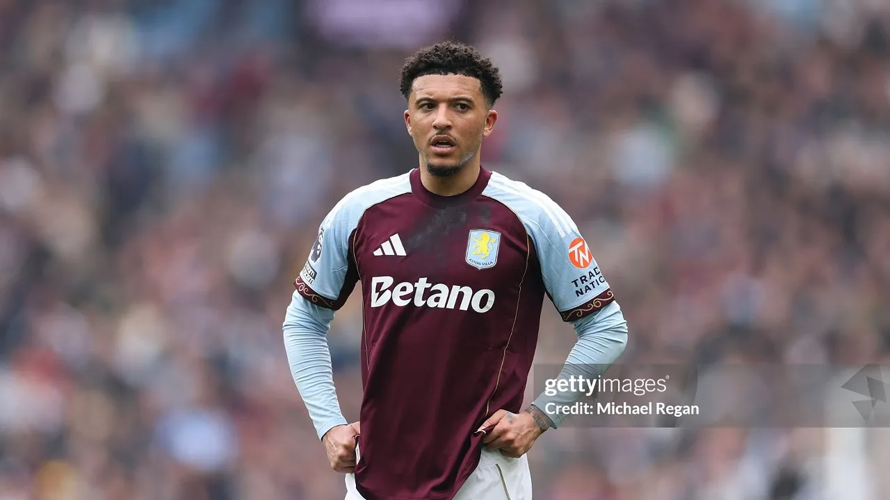 Jadon Sancho Cedera Bahu, Absen Bela Aston Villa Tiga Pekan