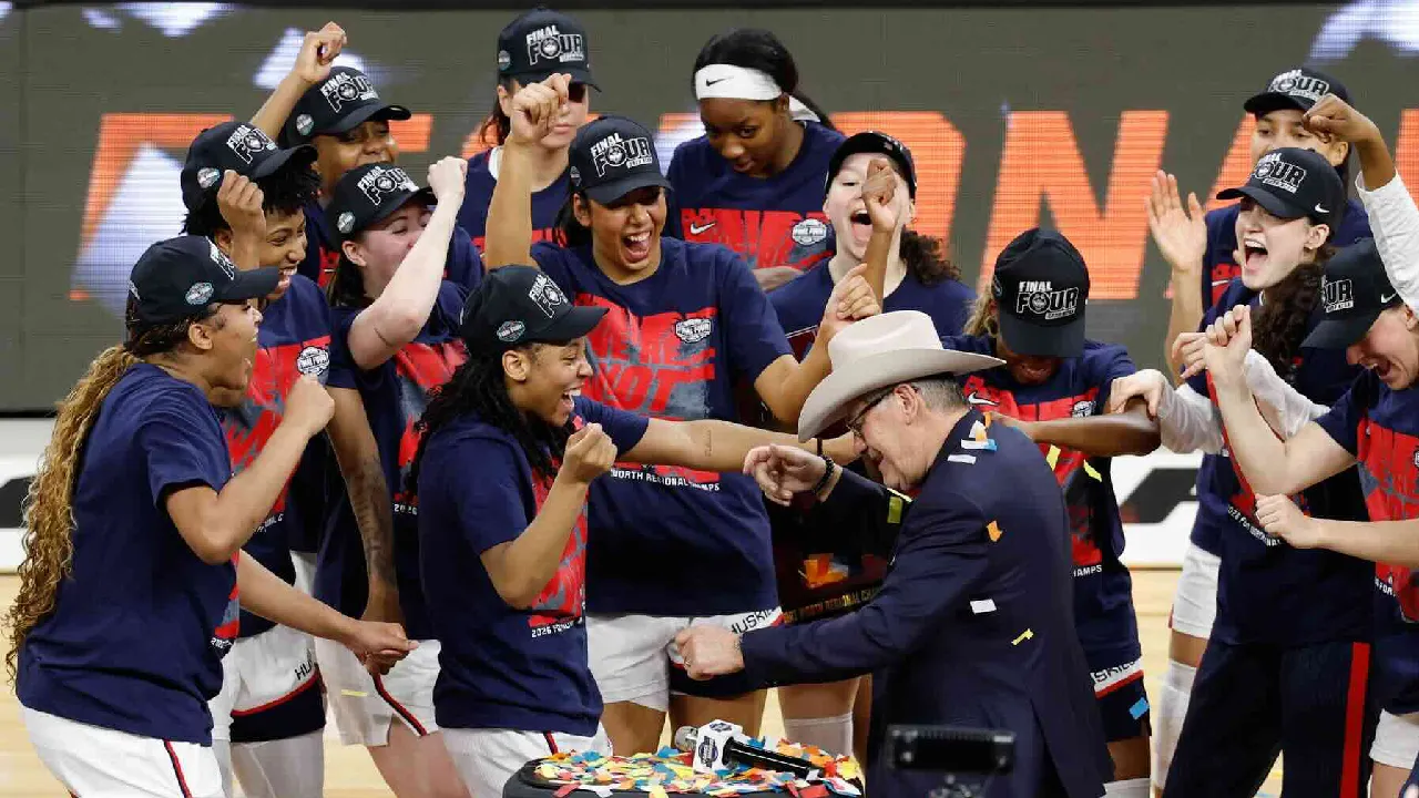 UConn Huskies berpeluang memperpanjang rekor dengan meraih gelar nasional ke-13 mereka. (Foto: AP)