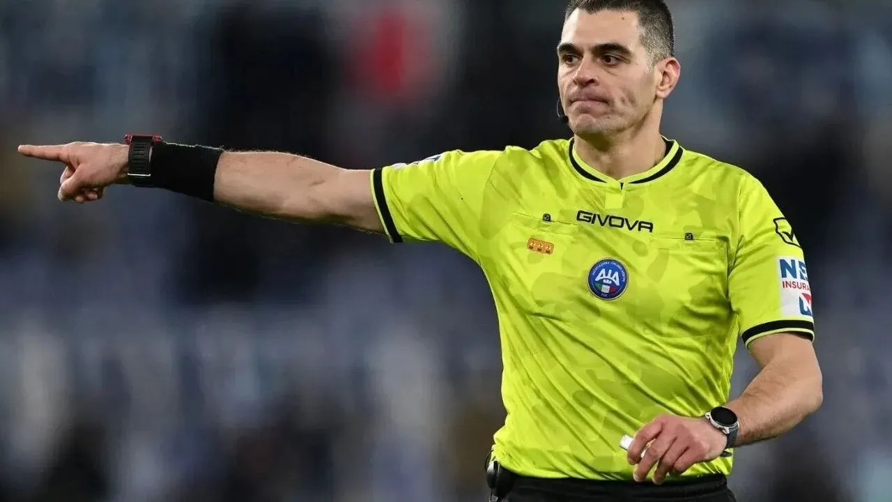 Wasit Simone Sozza Resmi Pimpin Laga Inter Milan vs AS Roma