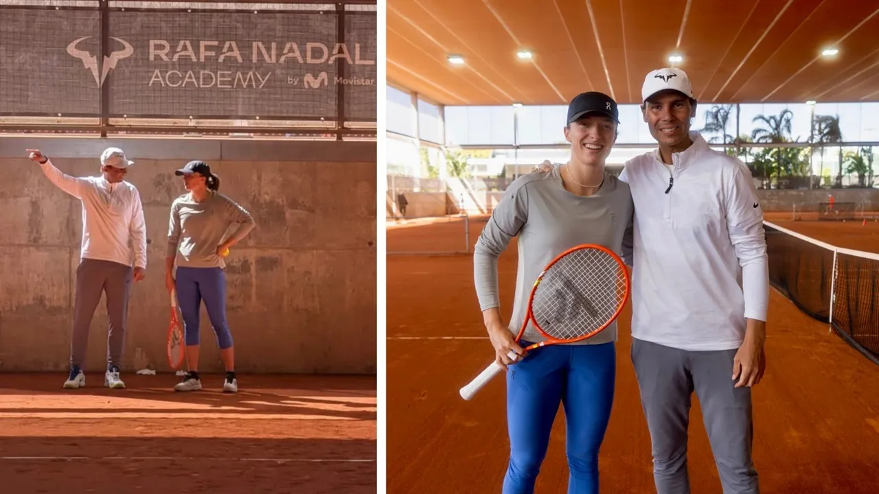 Usai Latihan Bersama, Iga Swiatek Ungkap Rasa Terima Kasih Pada Rafael Nadal