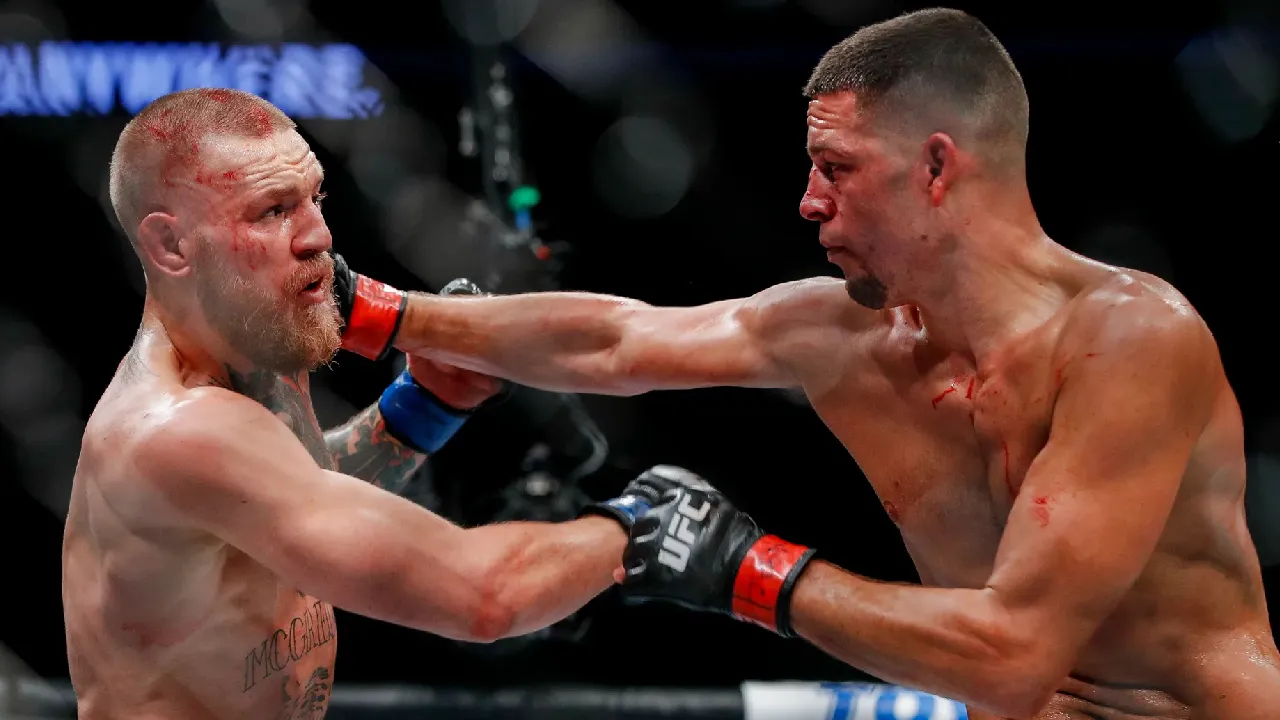 Nate Diaz (kanan) tetap membuka peluang untuk kembali menghadapi Conor McGregor di masa depan. (Foto: AP)