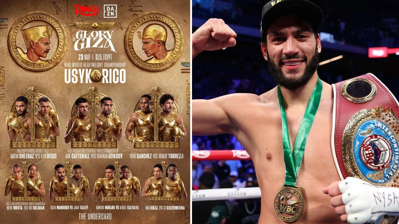 Laga perebutan sabuk WBO ini akan jadi kesempatan bagi Hamzah Sheeraz untuk meraih gelar dunia setelah sebelumnya gagal saat bertarung di kelas menengah. (Foto: Fight TV)