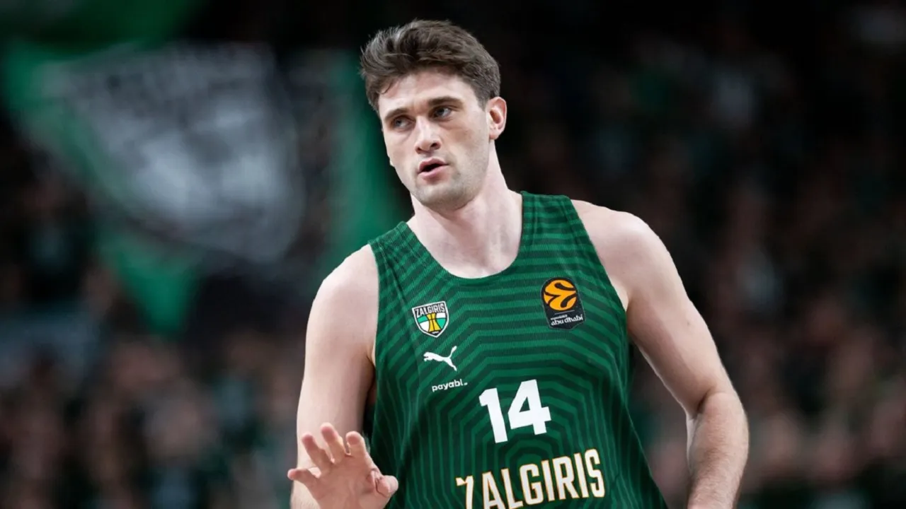 Dustin Sleva mengaku sudah nyaman bersama Zalgiris Kaunas.