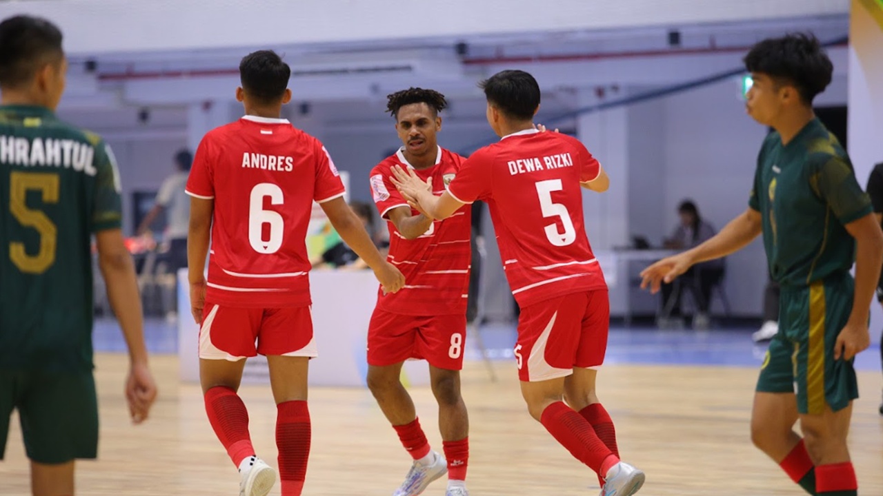ASEAN Futsal Championship: Garuda Menghajar Brunei Darussalam