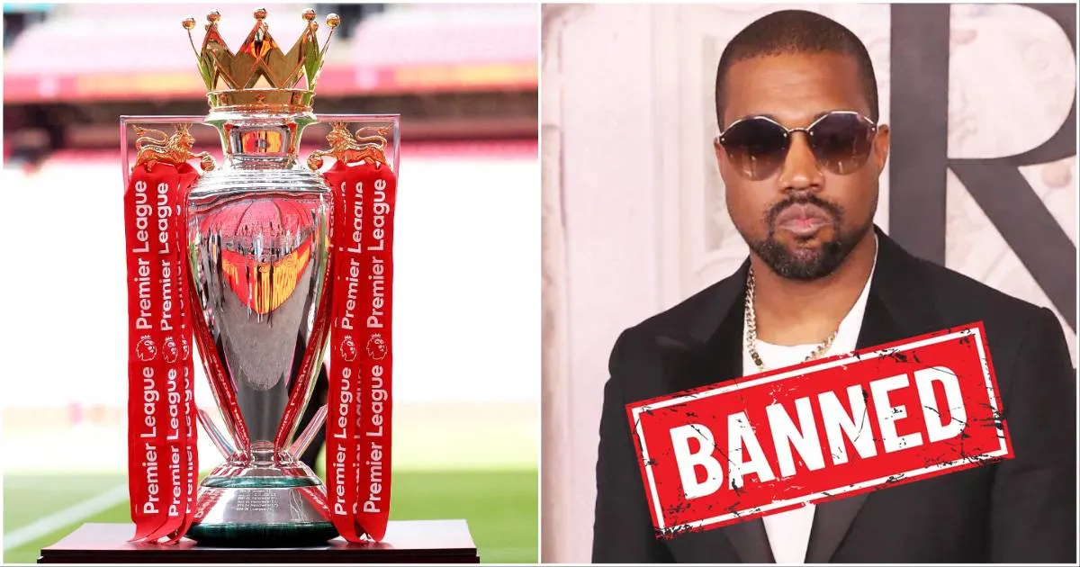 Kontroversi Kanye West, Klub Premier League Larang Masuk Stadion - sumber: (givemesport)