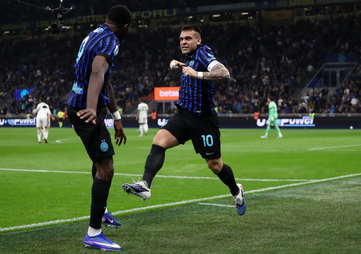 Lautaro Martinez dan Thuram Jalani Kerja Sama Apik di Lapangan