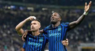 Lautaro Martinez dan Thuram Tampil Memukau Saat Lawan AS Roma