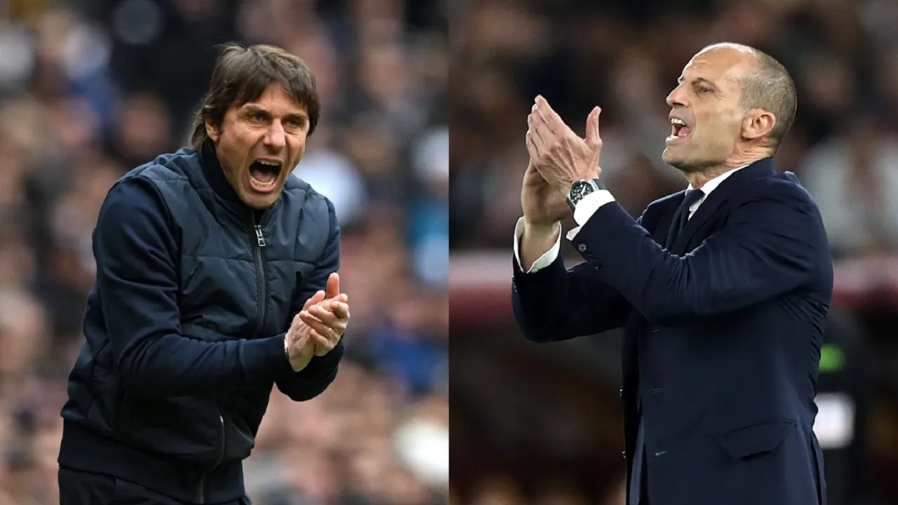 Max Allegri vs Antonio Conte, Duel 3-5-2 Dengan Pendekatan Yang Berbeda