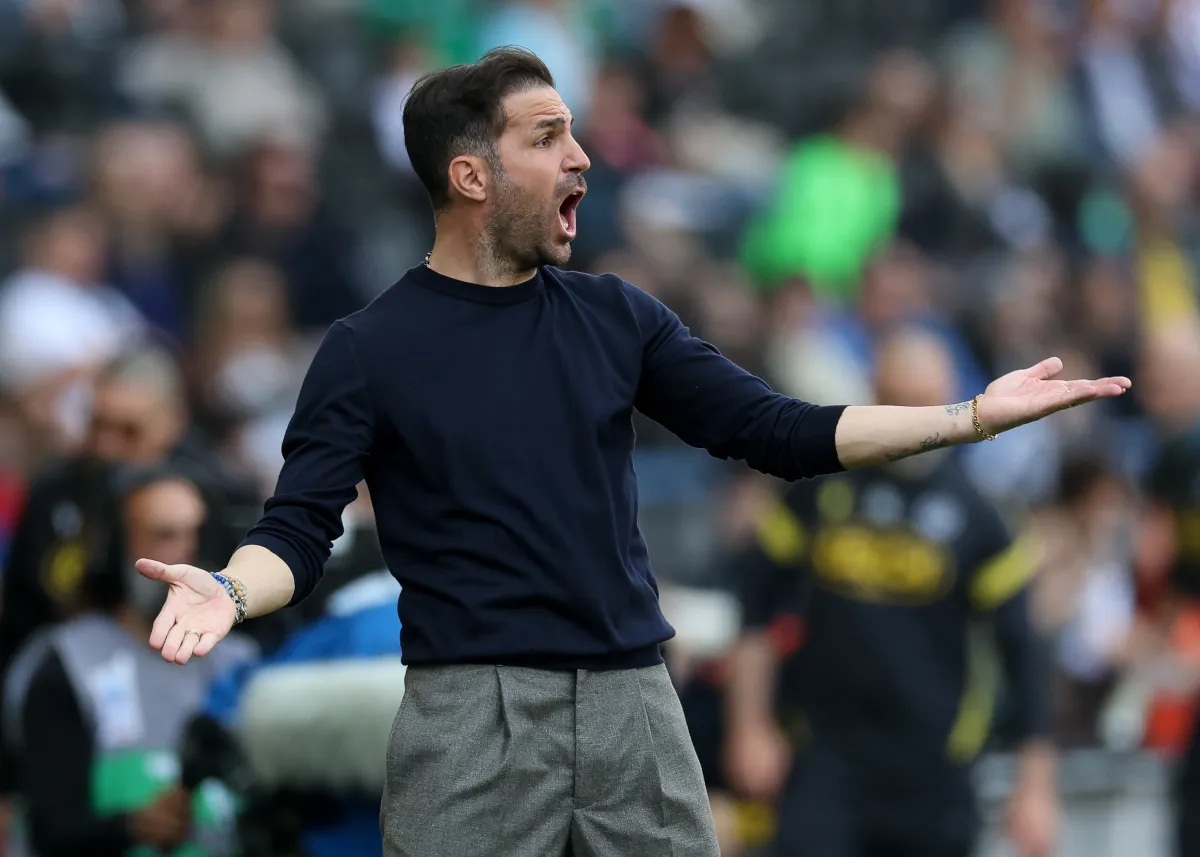 Fabregas Kecewa, Como Gagal Tampil Gemilang Kontra Udinese - sumber: (footballitalia)