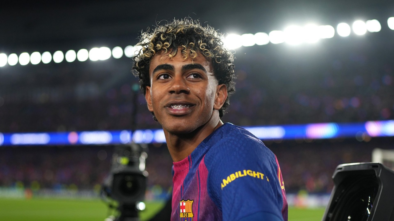 Lamine Yamal Berjarak Satu Gol dengan Rekor Haaland