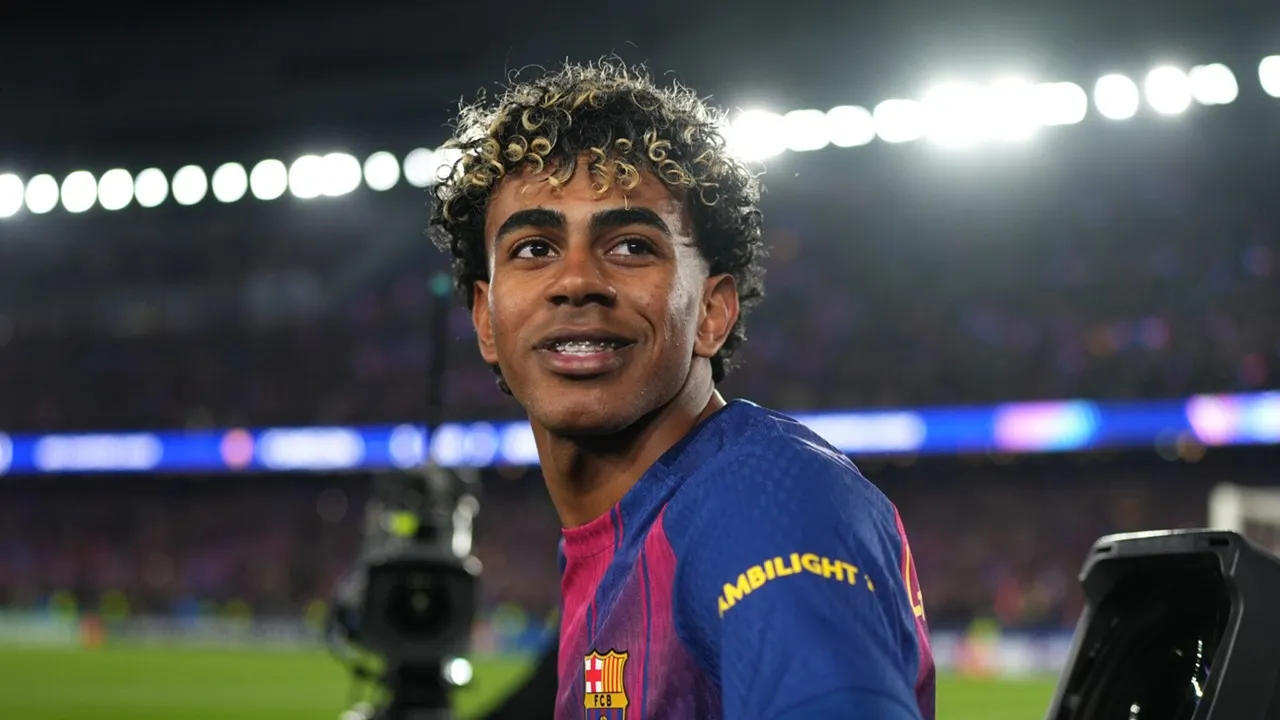 Lamine Yamal Berjarak Satu Gol dengan Rekor Haaland