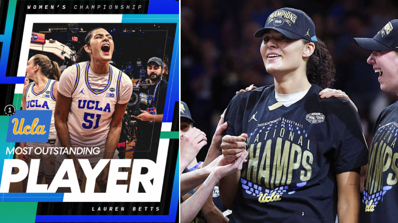 Pimpin UCLA Bruins Juara, Lauren Betts Sabet 