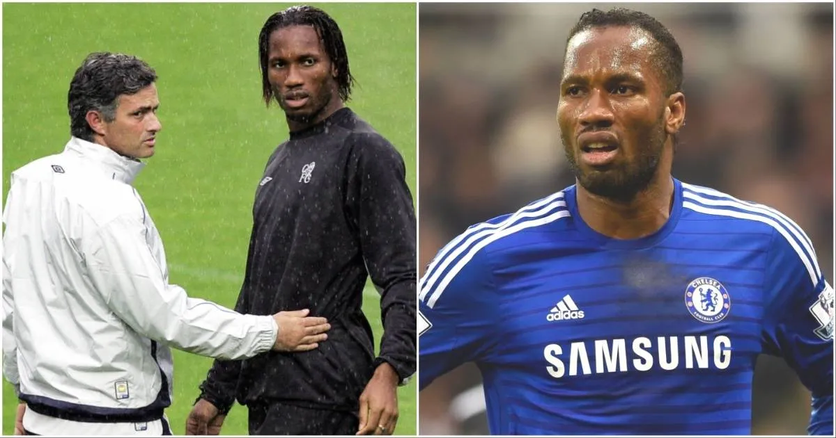 Reaksi Cerdas Mourinho Saat Drogba Bersitegang dengan Rekan di Chelsea - sumber: (givemesport)